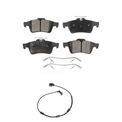 Ceramic Disc Brake Pads And Wear Sensors Rear Kit For Jaguar XF XJ XK XKR