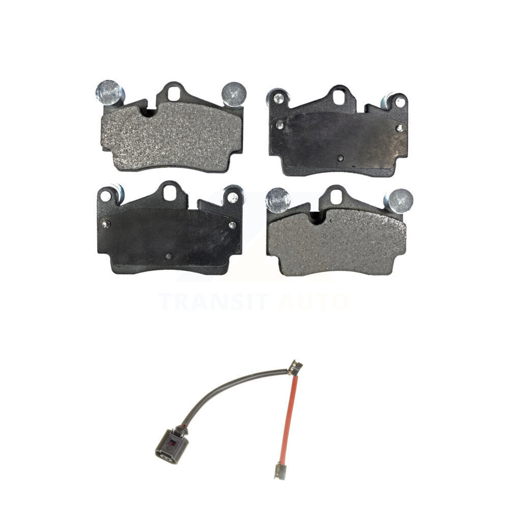 Ceramic Brake Pads & Wear Sensor Rear Kit For Audi Q7 Porsche Cayenne Volkswagen