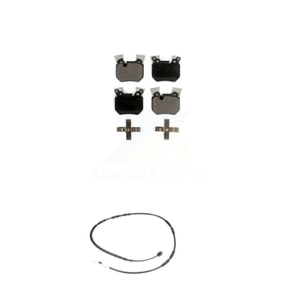 Ceramic Disc Brake Pads And Wear Sensors Rear Kit For 2012-2013 BMW 135i 3.0L