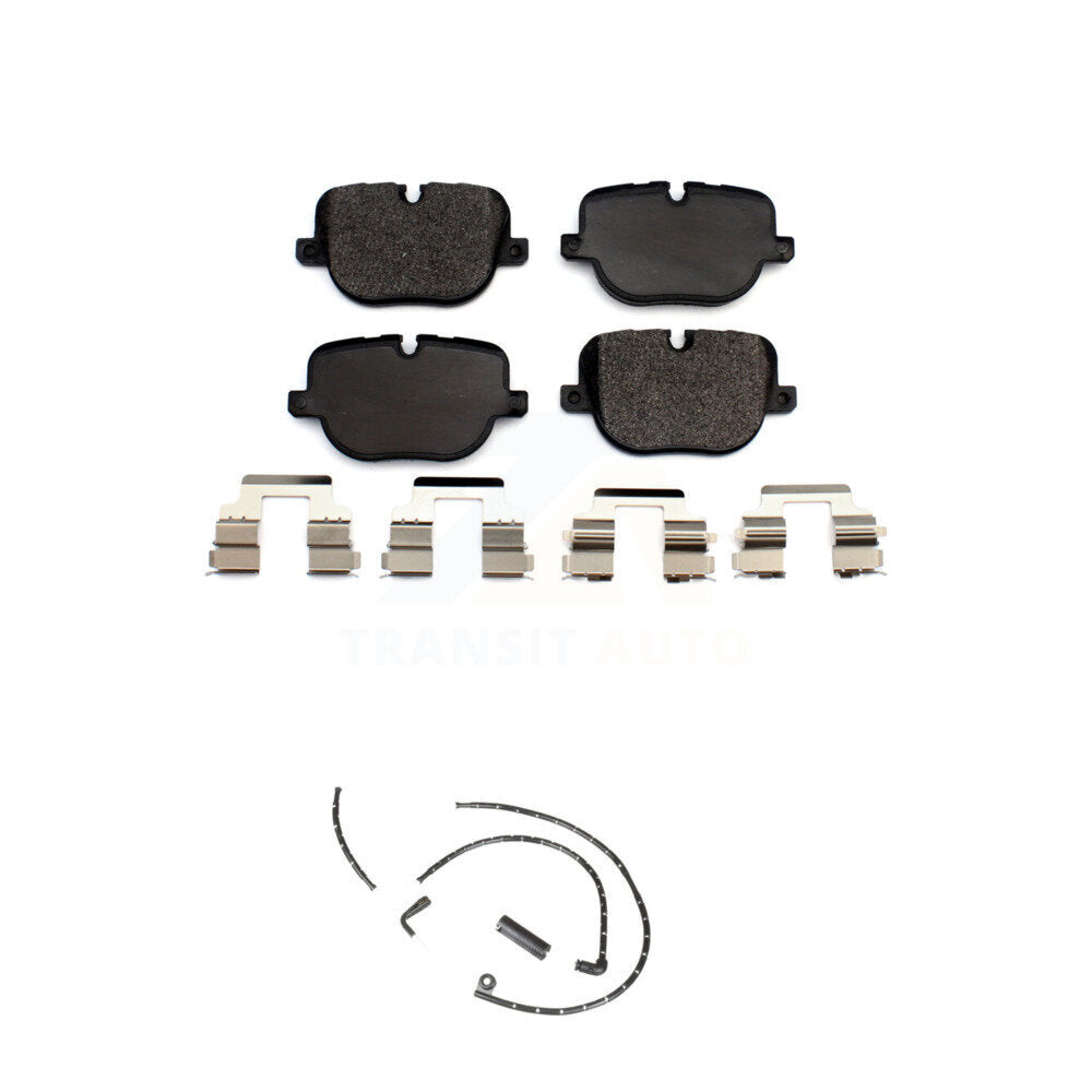 Ceramic Disc Brake Pads And Wear Sensors Rear Kit For Land Rover Range