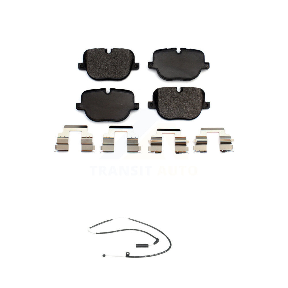 Ceramic Disc Brake Pads And Wear Sensors Rear Kit For Land Rover Range
