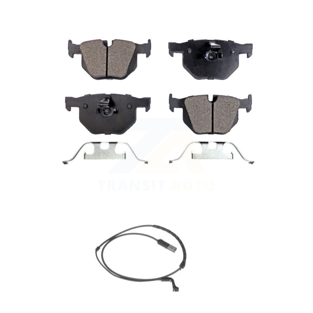 Ceramic Disc Brake Pads And Wear Sensors Rear Kit For BMW X5 X6