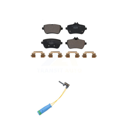 Ceramic Disc Brake Pad And Wear Sensor Rear Kit For 2015 Mercedes-Benz S400 3.0L
