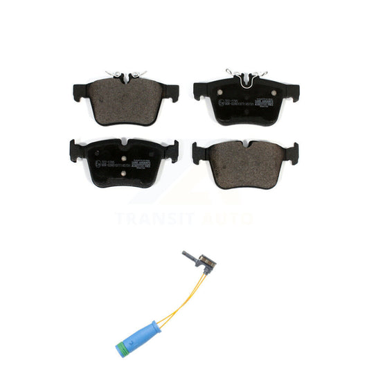 Ceramic Disc Brake Pads & Wear Sensor Rear Kit For Mercedes-Benz C300 C400 C350e