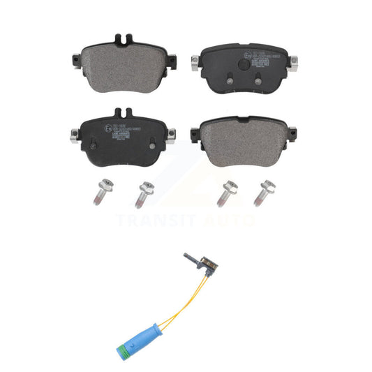 Ceramic Disc Brake Pads And Wear Sensors Rear Kit For Mercedes-Benz E300