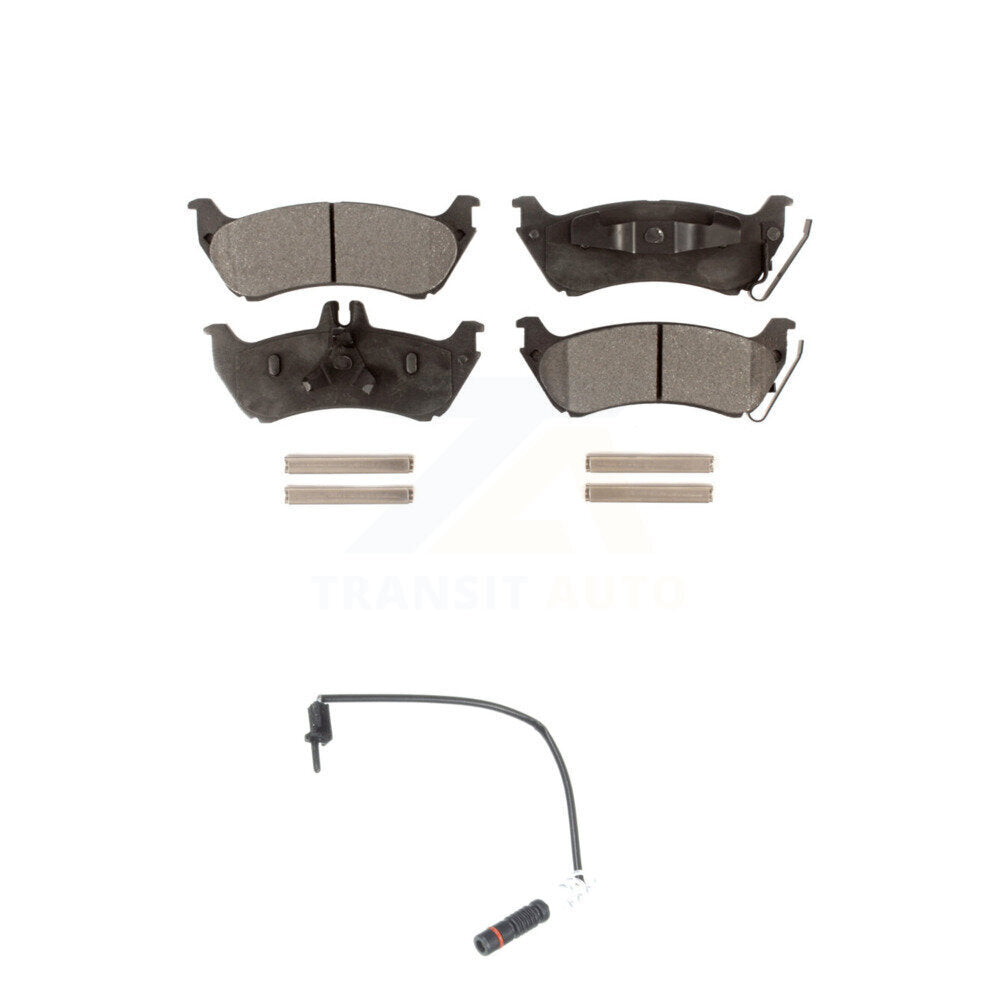 Ceramic Disc Brake Pads Wear Sensor Rear Kit For Mercedes-Benz ML320 ML350 ML430
