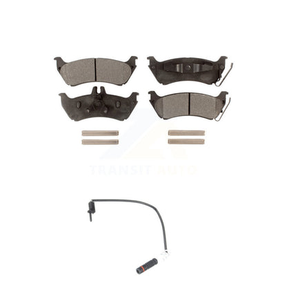Ceramic Disc Brake Pads Wear Sensor Rear Kit For Mercedes-Benz ML320 ML350 ML430