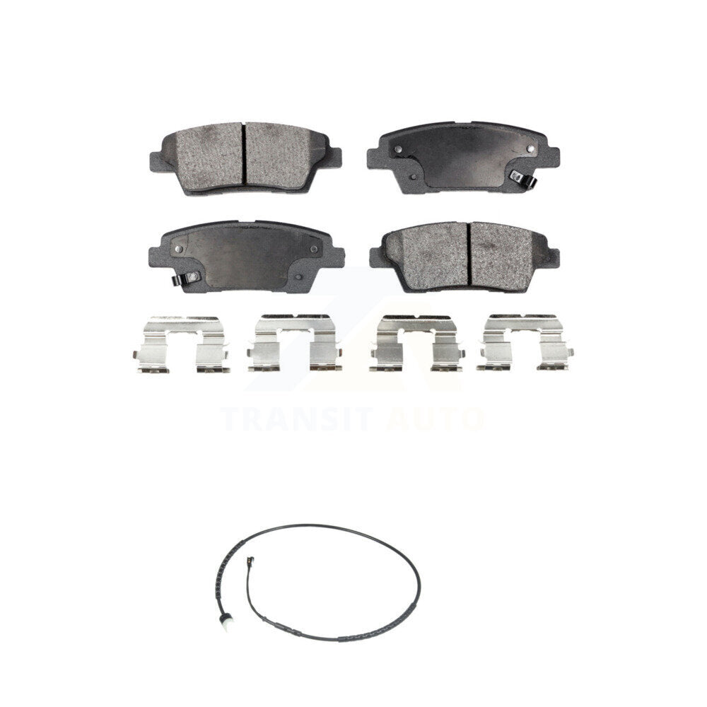 Ceramic Disc Brake Pad & Wear Sensor Rear Kit For Mini Cooper Countryman Paceman