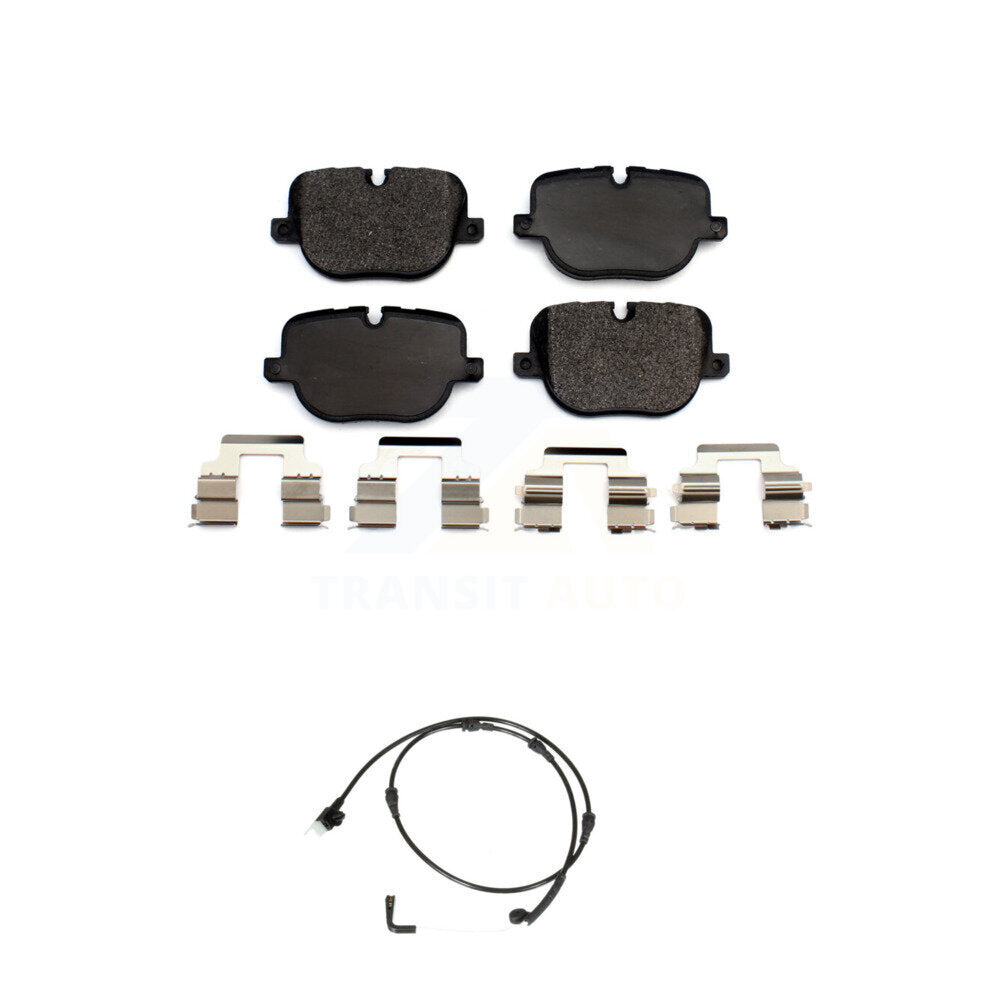 Ceramic Disc Brake Pads And Wear Sensors Rear Kit For Land Rover Range Sport