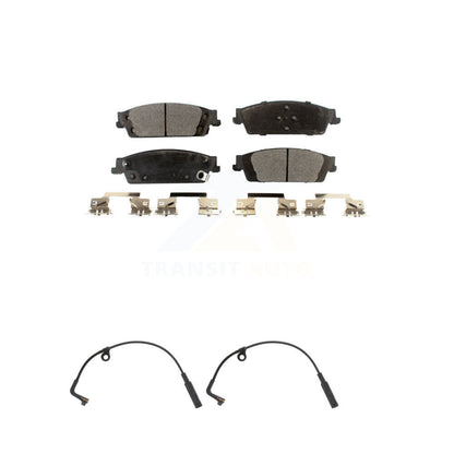 Ceramic Brake Pads Wear Sensor Rear Kit For 2019 Chevrolet Silverado 1500 LD GMC