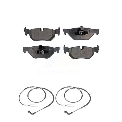 Ceramic Brake Pads Wear Sensor Rear Kit For BMW 323i 328i 128i xDrive 328xi 325i