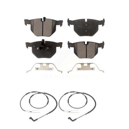 Ceramic Brake Pad Wear Sensor Rear Kit For BMW 335i xDrive 335xi 330i 330xi 335d
