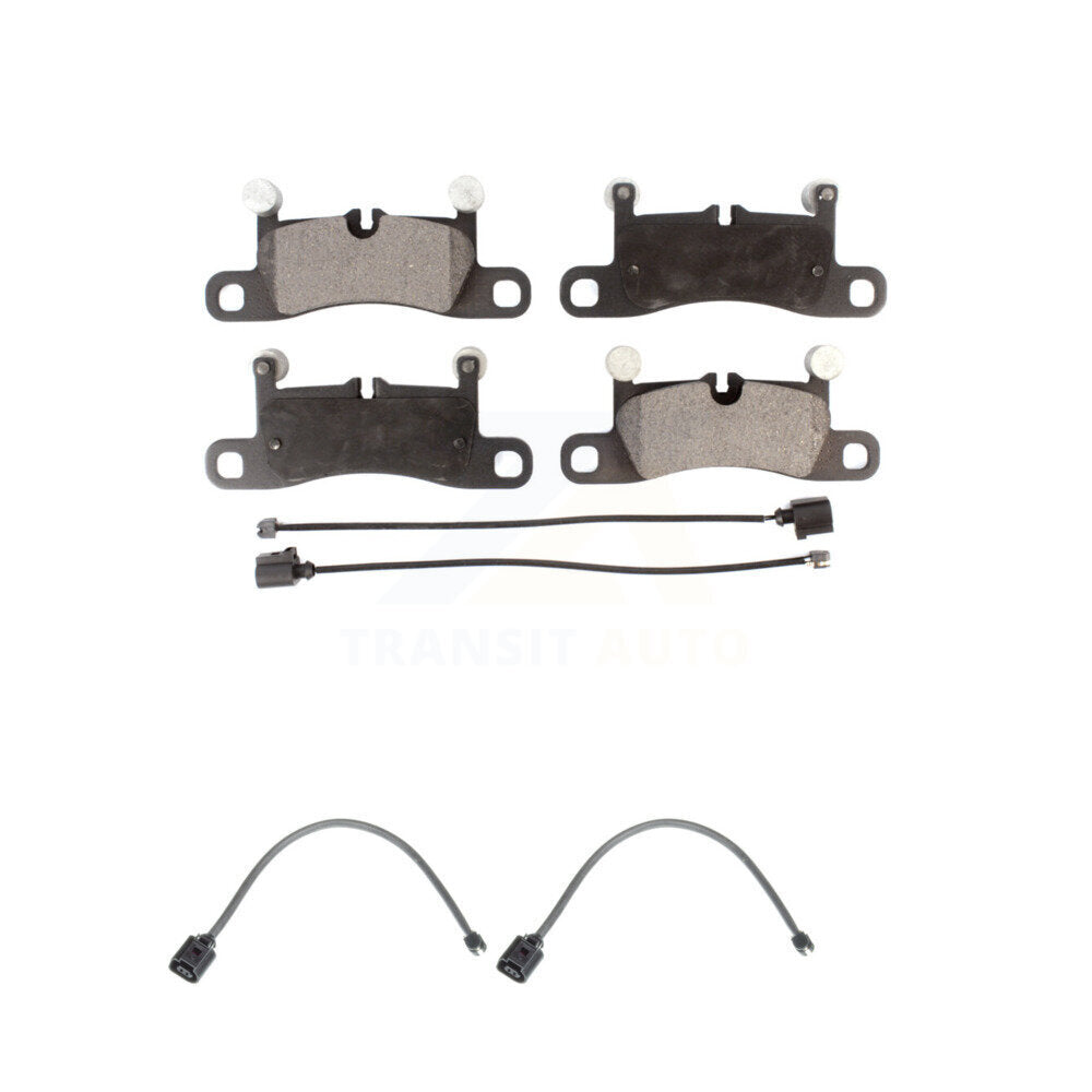 Ceramic Brake Pads & Extra Wear Sensor Rear Kit For Porsche Cayenne with Harness