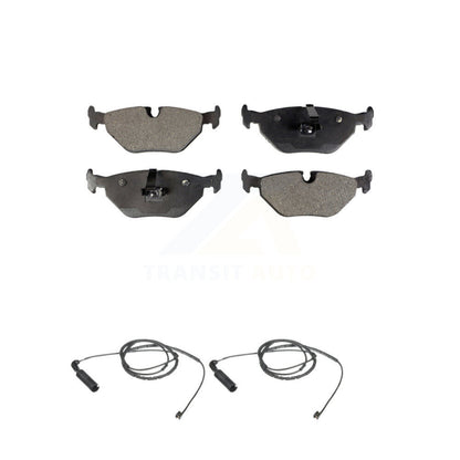 Ceramic Brake Pads Wear Sensor Rear Kit For BMW 325i 325Ci 320i 325xi 328i 323Ci