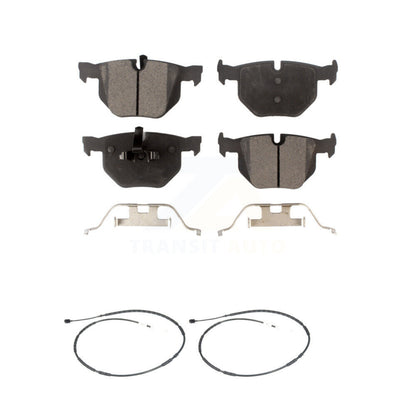 Ceramic Brake Pads Wear Sensor Rear Kit For 2013-2015 BMW X1 xDrive35i with 3.0L