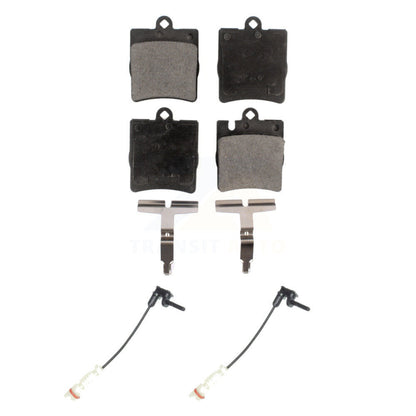 Ceramic Disc Brake Pad & Wear Sensor Rear Kit For Mercedes-Benz E320 CLK320 E430