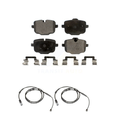 Ceramic Disc Brake Pads And Wear Sensors Rear Kit For 2012 BMW X3 From 10 11