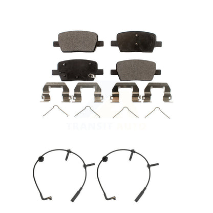 Ceramic Disc Brake Pads And Wear Sensors Rear Kit For Cadillac CT6