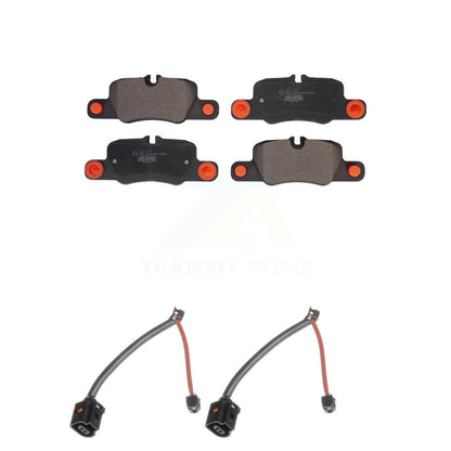 Ceramic Disc Brake Pads And Wear Sensors Rear Kit For Porsche Panamera