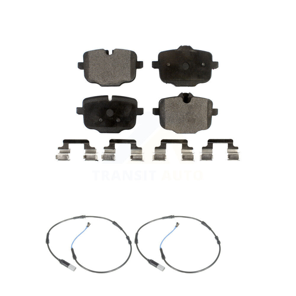 Ceramic Brake Pads Wear Sensor Rear Kit For BMW 550i xDrive 650i Gran Coupe 640i