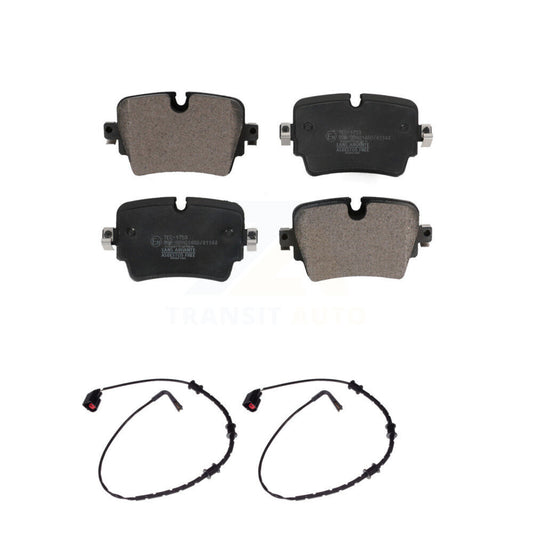 Ceramic Disc Brake Pads And Wear Sensors Rear Kit For Jaguar F-Type