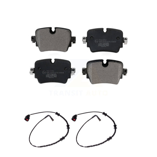 Ceramic Disc Brake Pads And Wear Sensors Rear Kit For Jaguar F-Type