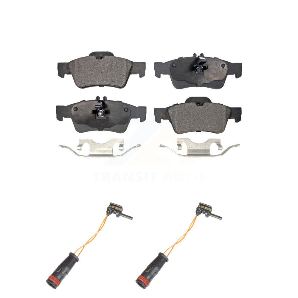 Ceramic Brake Pad And Wear Sensor Rear Kit For Mercedes-Benz E350 E550 S550 E400