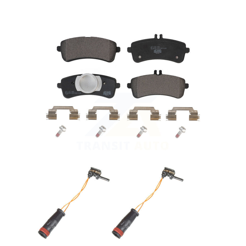 Ceramic Brake Pad & Wear Sensor Rear Kit For Mercedes-Benz S63 AMG SL63 S65 SL65