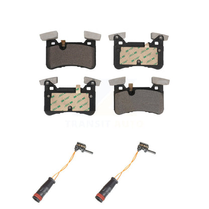 Ceramic Brake Pad And Wear Sensor Rear Kit For 2016-2017 Mercedes-Benz C63 AMG S