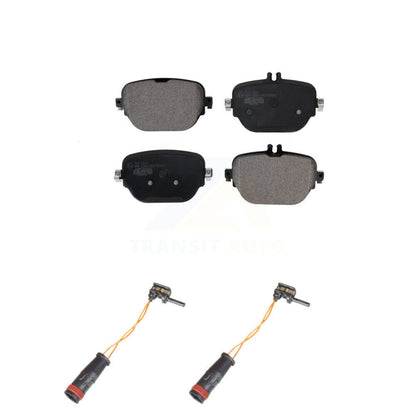 Ceramic Brake Pads & Wear Sensor Rear Kit For 19-20 Mercedes-Benz E63 AMG S 4.0L