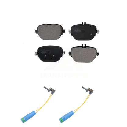 Ceramic Brake Pad Wear Sensor Rear Kit For Mercedes-Benz E400 E450 E53 AMG E43 S