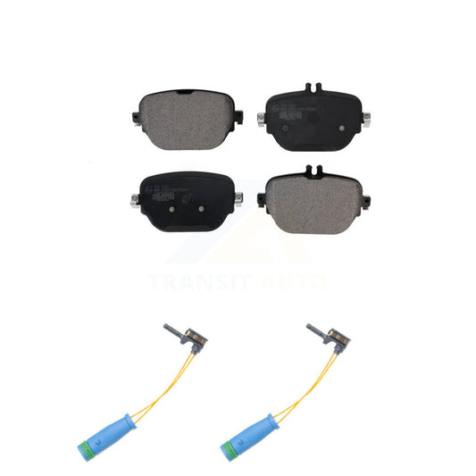 Ceramic Brake Pad Wear Sensor Rear Kit For Mercedes-Benz E400 E450 E53 AMG E43 S