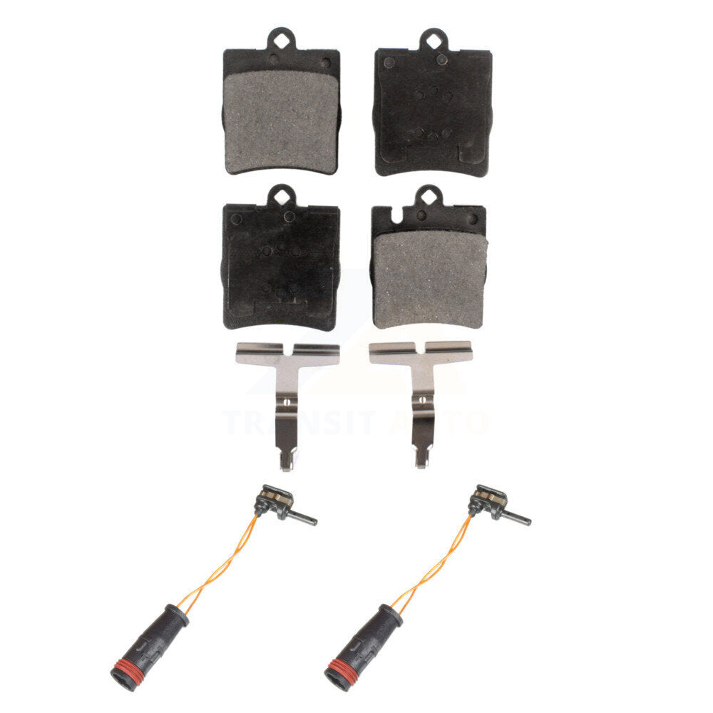 Ceramic Brake Pad Wear Sensor Rear Kit For Mercedes-Benz SLK350 C230 C280 CLK320