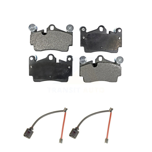 Ceramic Brake Pads & Wear Sensor Rear Kit For Audi Q7 Porsche Cayenne Volkswagen