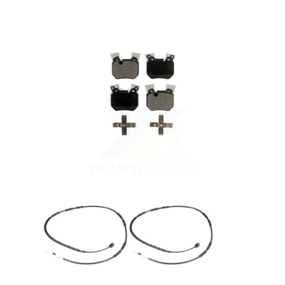 Ceramic Disc Brake Pads And Wear Sensors Rear Kit For 2012-2013 BMW 135i 3.0L