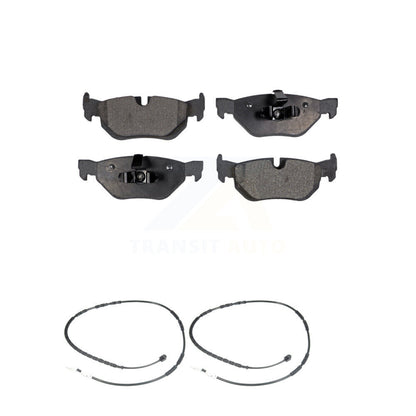 Ceramic Disc Brake Pads And Wear Sensors Rear Kit For BMW 328i xDrive 128i