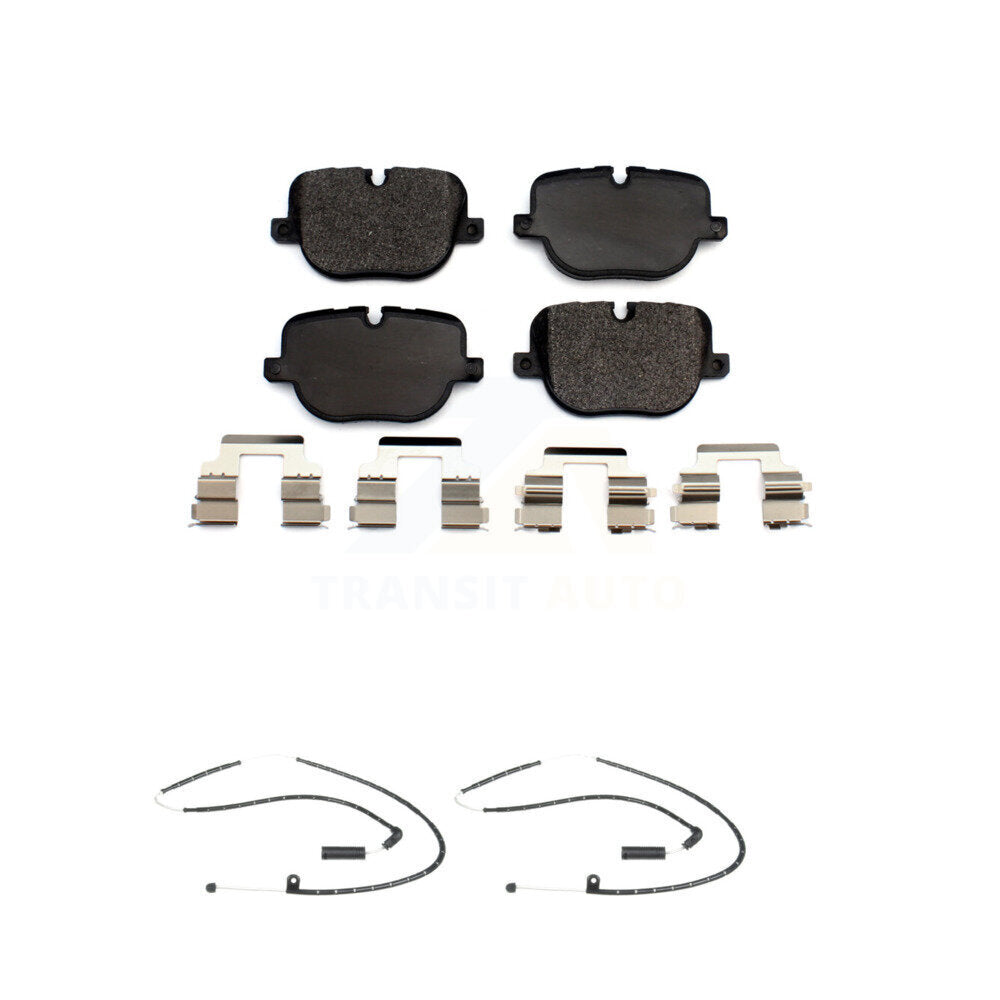 Ceramic Disc Brake Pads And Wear Sensors Rear Kit For Land Rover Range