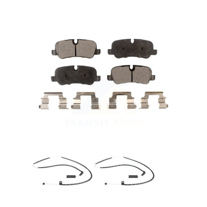 Ceramic Disc Brake Pads And Wear Sensors Rear Kit For Land Rover Range
