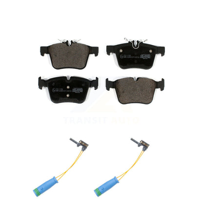 Ceramic Disc Brake Pads & Wear Sensor Rear Kit For Mercedes-Benz C300 C400 C350e