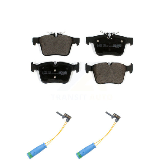 Ceramic Disc Brake Pads & Wear Sensor Rear Kit For Mercedes-Benz C300 C400 C350e