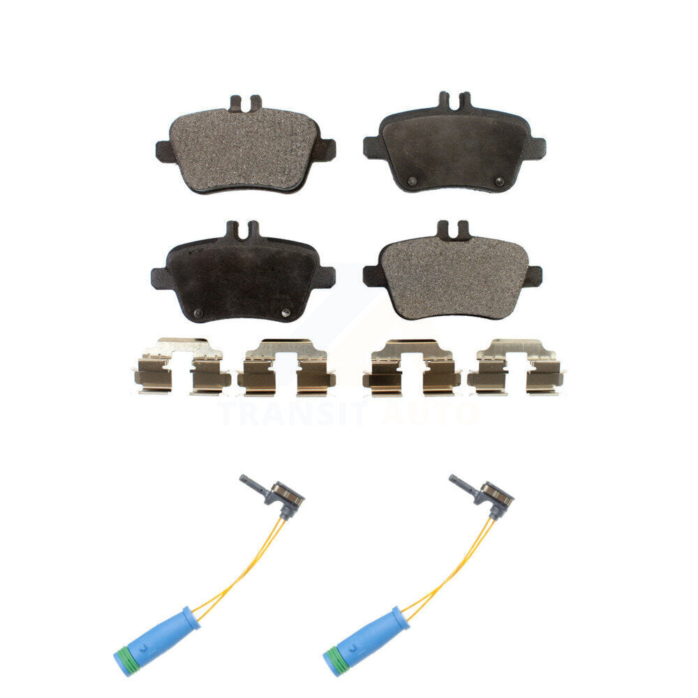 Ceramic Disc Brake Pad Wear Sensor Rear Kit For Mercedes-Benz CLA250 GLA250 2.0L
