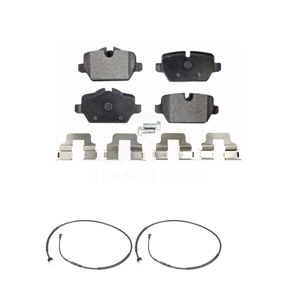Ceramic Disc Brake Pad & Wear Sensor Rear Kit For Mini Cooper Countryman Paceman
