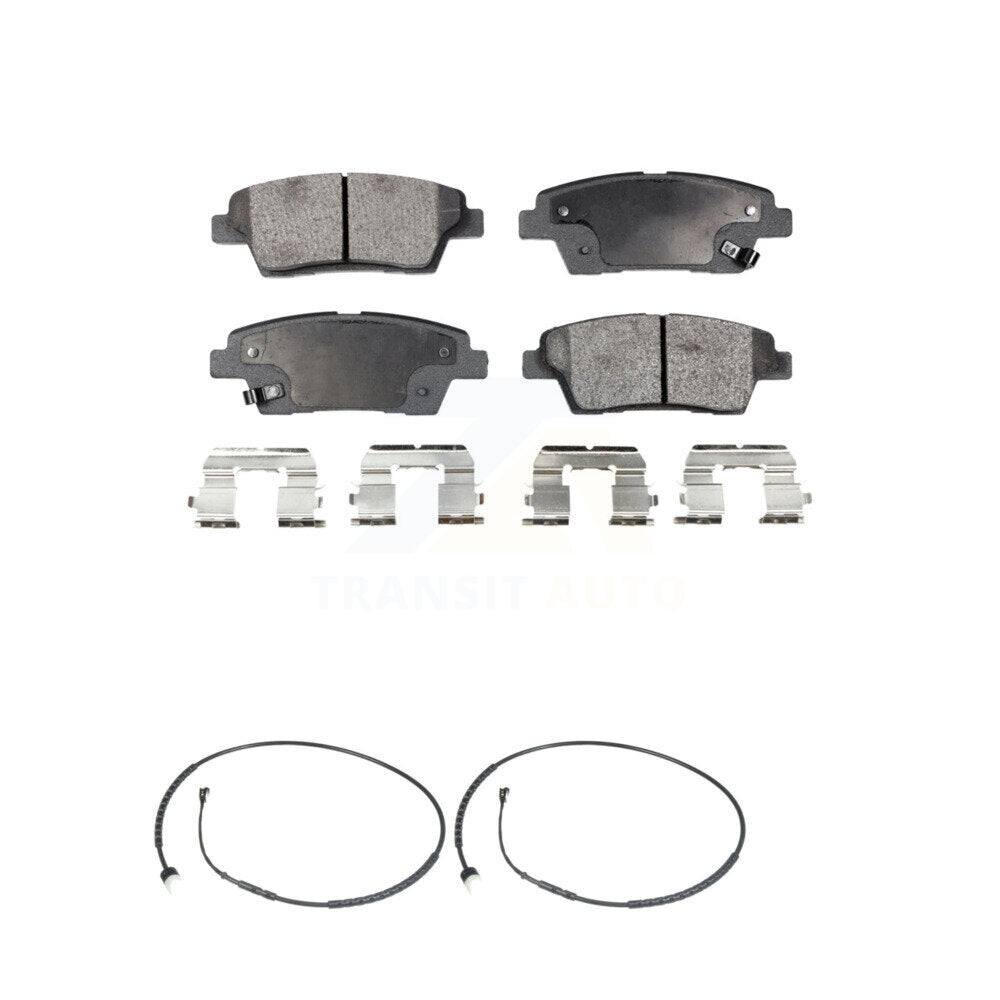 Ceramic Disc Brake Pad & Wear Sensor Rear Kit For Mini Cooper Countryman Paceman