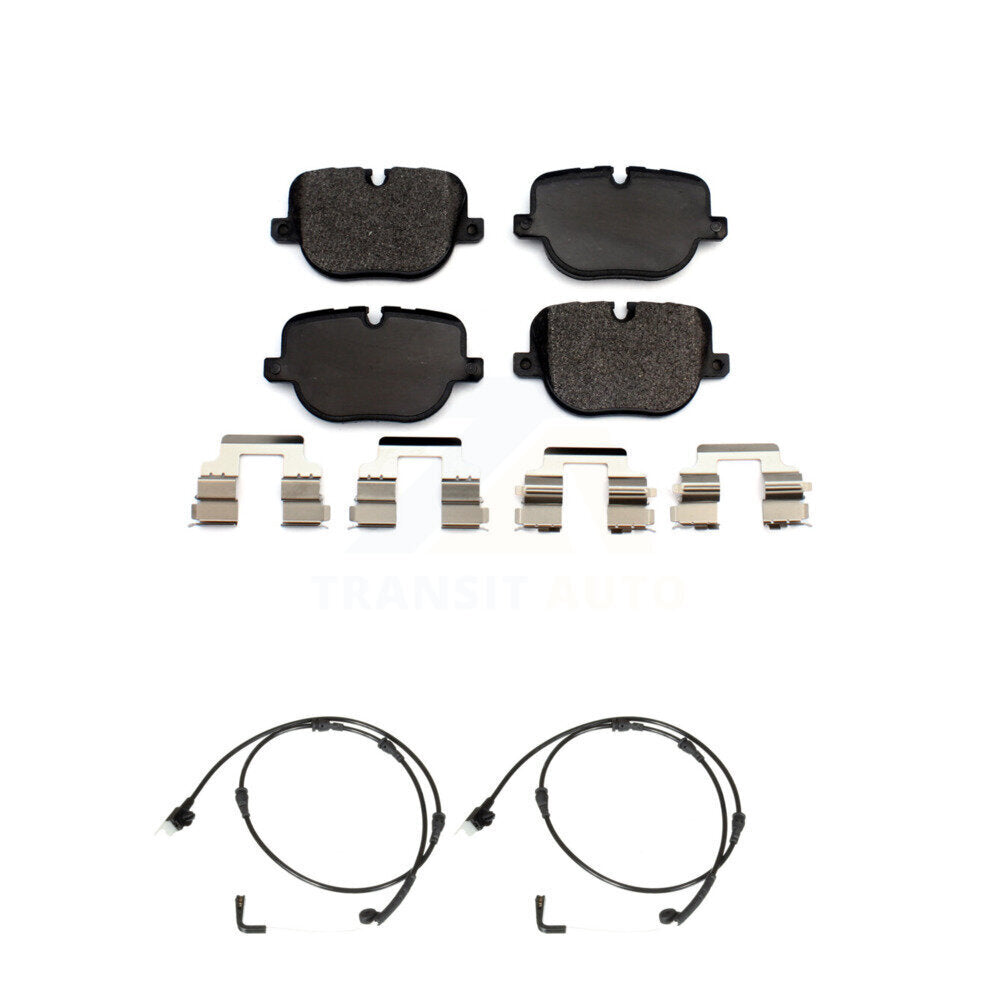 Ceramic Disc Brake Pads And Wear Sensors Rear Kit For Land Rover Range Sport