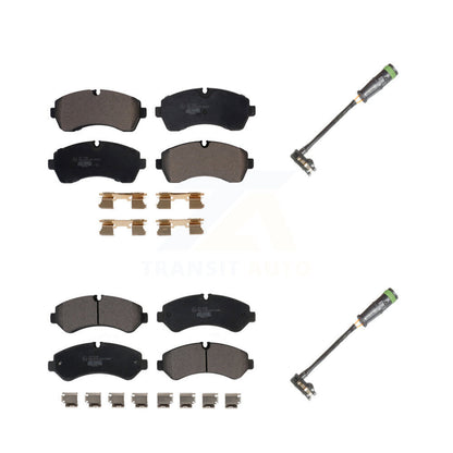 Ceramic Disc Brake Pad Wear Sensor Front Rear Kit For Freightliner Sprinter 3500
