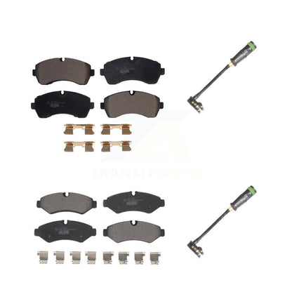 Ceramic Brake Pad Wear Sensor Front Rear Kit For Freightliner Sprinter 2500 3500