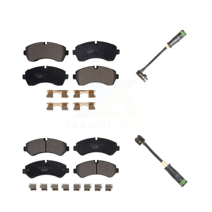 Ceramic Disc Brake Pad Wear Sensor Front Rear Kit For Freightliner Sprinter 4500