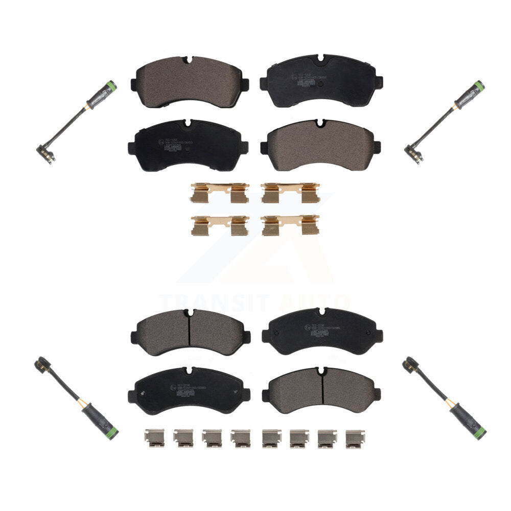Ceramic Disc Brake Pad Wear Sensor Front Rear Kit For Freightliner Sprinter 4500