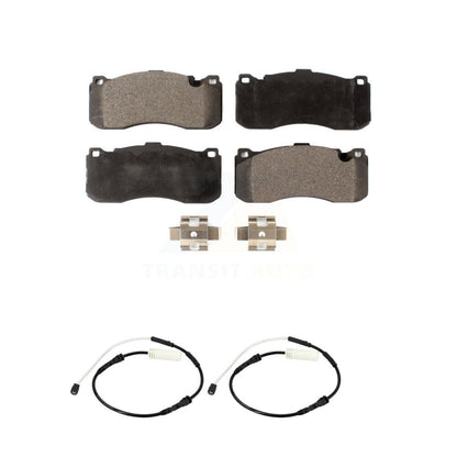 Ceramic Disc Brake Pads And Wear Sensors Front Kit For BMW 328i