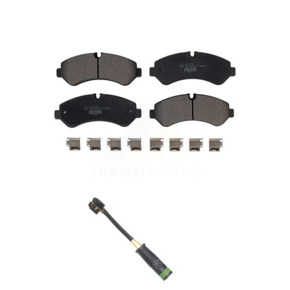 Ceramic Brake Pads & Wear Sensor Rear Kit For Mercedes-Benz Sprinter 4500 3500XD